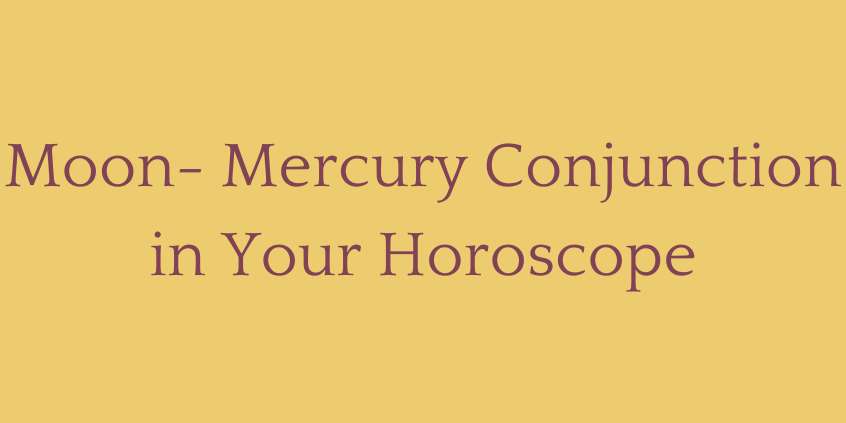 Moon Mercury Conjunction